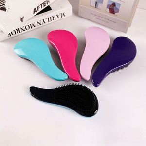 Brosse à cheveux pour femmes, peigne démêlant style Tangle Tee Princess pour cheveux bouclés et perruques, idéal pour salon et cadeau promotionnel - Product Image 4