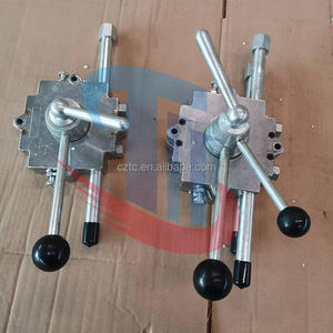 Bagian truk pengaduk beton tuas kontrol katup penutup tuas pengendali pompa jarak jauh untuk pencampur beton - Product Image 4