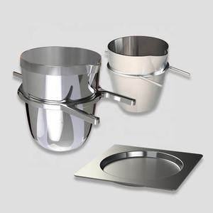 95% Pt/5% Au (platino/oro) XRF Platinum Crucibles y platos de fundición adecuados para usar con máquinas de fusión Vulcan - Product Image 1