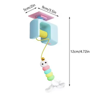 Jouet intelligent automatique de luxe pour chat Yo-Yo, interactif, pour l'exercice et le divertissement, fournitures pour animaux de compagnie