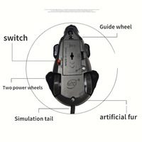 Vente en gros de souris télécommandée sans fil de simulation jouets interactifs électriques en peluche chat rat