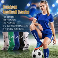 Offre Spéciale Elite anti-dérapant professionnel Football Grip Chaussettes à séchage rapide Jeunesse Football Running Chaussettes de sport High Crew