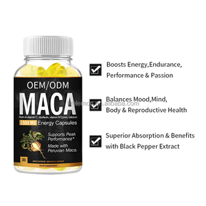 OEM/ODM男性增强自然耐力-增强草药补充剂男性玛卡胶囊药丸膳食补充剂 - Product Image 4