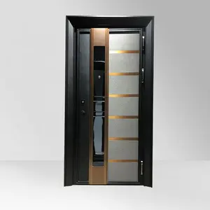 High quality 304 ss steel storm fire proof stainless steel door price