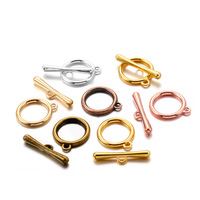10 ensemble/lot couleur or OT fermoirs à bascule crochets connecteurs de serrure de bijoux pour Bracelet à bricoler soi-même collier accessoires de fabrication de bijoux