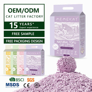 Oem Odm Cat Sand Personalizado Libre de polvo Flushable Grado alimenticio Biodegradable 6l 7l Mascotas Tofu de maíz Arena para gatos con sabor a lavanda - Product Image 1