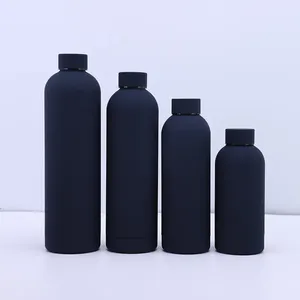 ขวดน้ำสแตนเลสสุญญากาศสองชั้นปากแคบเคลือบยางแบบขวดโคลา ลดราคาพิเศษ - Product Image 3