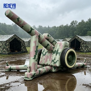 Maquette de howitzer gonflable REMEYA, légère, ignifuge, résistante aux basses températures, pour usage extérieur - Product Image 1
