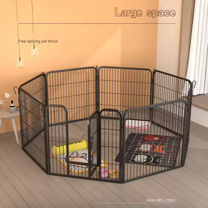 Katlanabilir Köpek Oyun Parkı Çok Panelli Ayarlanabilir Metal Evcil Hayvan Çiti Dış Mekan İç Mekan Köpek Oyun Alanı Köpekler ve Küçük Hayvanlar için - Product Image 5