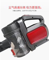 Aspirateur à main sans fil de pa, longue durée d'utilisation avec différentes têtes en puissance d'aspiration forte avec tube pliable