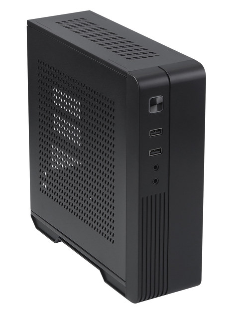 SKTC MX02 Mini 35L Plastic Full Tower Wall-mount PC HTPC case Supports MINI-ITX Motherboards Measuring 17x17 or 17x19 Inches