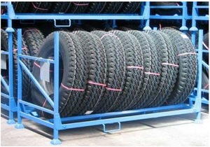 إطارات فولاذية قابلة للطي بسعة كبيرة مخصصة مع إطار شاحنة مع مسحوق مغلفة رف تخزين OEM ODM - Product Image 2