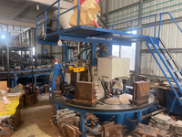 Nouvelle machine de fabrication de semelles supérieures de tongs en PVC TPR électrique de haute précision, moulage par injection horizontale, moteur de soufflage