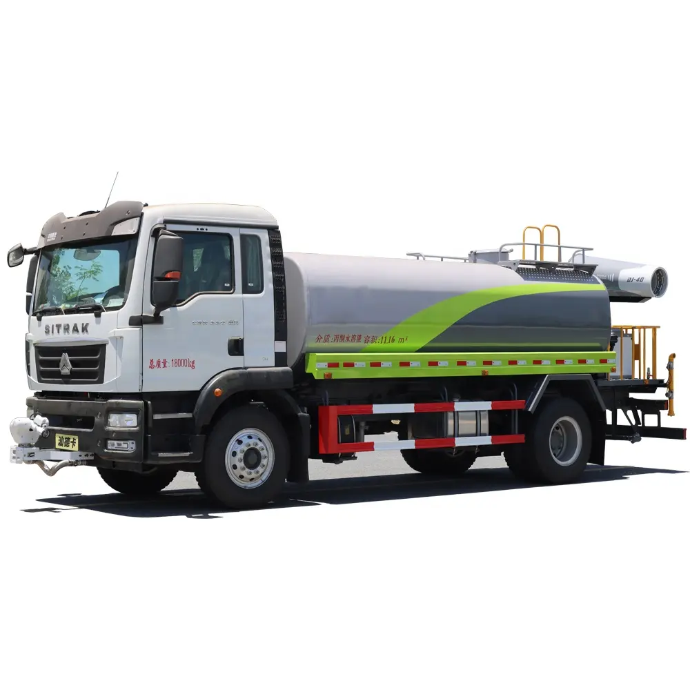 Precio de fábrica 4x2 Sino Truck 15CBM Camión de pulverización de agua