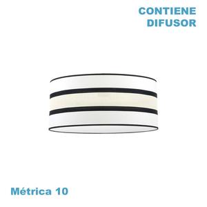 60d <b>white</b>/beige pendant <b>lampshade</b> with diffuser, ideal for ambient lighting and modern decoration. - Product Image 1