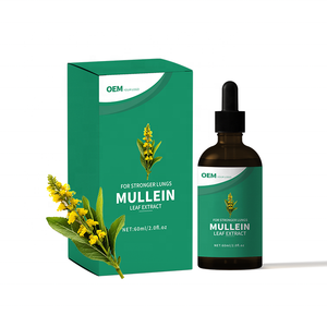 Extracto de Hoja de Gordolobo Orgánico en Gotas, Suplemento Herbal para la Limpieza y Desintoxicación Pulmonar, Venta Caliente - Product Image 1