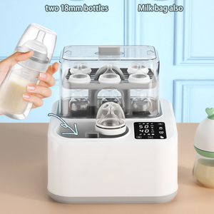 2025 New Chai Steriliser Đa Chức Năng Cảm Ứng Kỹ Thuật Số Hiển Thị Bé Ăn Chai Ấm Hơn Công Suất Lớn Máy Khử Trùng Hơi Nước - Product Image 6