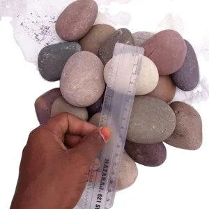 Piedras Naturales de 3-5 cm, Diseño Moderno, Guijarros Pulidos, Ligeros, Lavados con Agua, Decoración para Jardines de Hoteles - Product Image 1