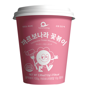 Tteokbokki Carbonara Coreano de Primera Calidad, Marca Coreana, Rico en Carbono, Comida Coreana Instantánea, Pastel de Arroz para Exportación - Product Image 1