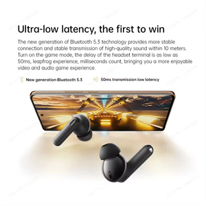 Auriculares Inalámbricos <span class=keywords><strong>Realme</strong></span> Buds T300 con Cancelación de Ruido Activa de 30dB, <span class=keywords><strong>Bluetooth</strong></span> 5.3, TWS, 40 Horas de Batería, IP55 - Product Image 5