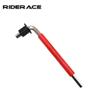 Clé auxiliaire RIDERACE pour anneau de blocage de cassette de vélo, outil d'extraction de roue libre VTT et vélo de route, clé de réparation de vélo facile à utiliser