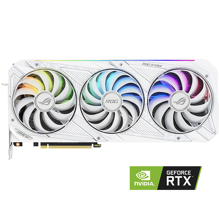 ASUS ROG-STRIX-RTX3090-O4G-WHITE - 24GB GDDR6X GPU Powerhouse