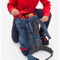 Sac à dos de randonnée multifonctionnel imperméable pour le sport de plein air, 55 litres, polyester léger, pour le camping et les voyages