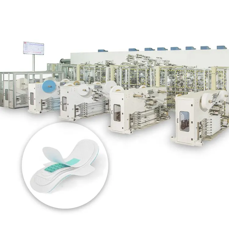 Peixin guardanapo para fabricação automática, totalmente ou semi, pads sanitários para senhoras, máquina de fabricação