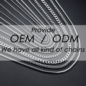 Collar de Cadenas OEM ODM de Joyería Personalizada DIY en Plata 925 con Baño de Oro de 14K y 18K para Mujer y Hombre, Venta al por Mayor y Personalización de Nombre - Product Image 3