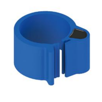 YIAN F-005 Étiquette de pied RFID UHF 134.2KHz, Étiquettes PE, Mini interface NFC, Étiquettes RFID pour oiseaux en forme de bracelet de pied
