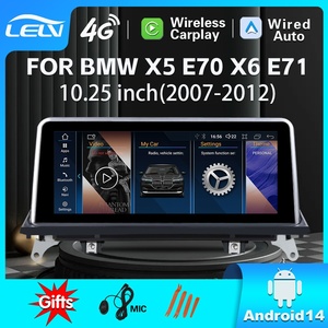 BM X5 E70 X6 E71 Compatible con pantalla grande de 12,3 pulgadas sistema de navegación GPS CarPlay conexión USB 6GB RAM 1 año REPRODUCTOR DE DVD para coche - Product Image 6