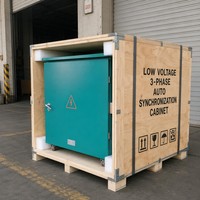 Panneau de synchronisation haute sensibilité 50Hz/60Hz sélectionnable, protection contre les défaillances 50ms, armoire de distribution d'énergie pour champs pétroliers et gaziers IP54