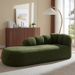 Chaise longue minimaliste italienne une place pour salon, canapé paresseux inclinable, lit de beauté nordique moderne pour chambre principale et balcon - Product Image 4