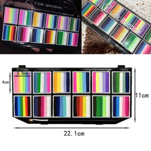 Kid-Friendly Adult Body Art Face <b>Paint</b> <b>Set</b> Safe Children's Painting Supplies Palette Kit - Product Image 5