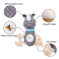 Jouets à mâcher pour chiots, corde en coton et nylon résistant aux morsures, jouet de dentition interactif pour chiots et chiens adultes