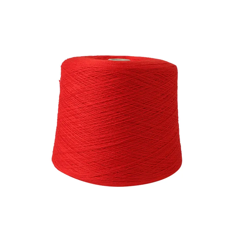 Wholesale For Women Knitting Factory Price Red Cashmere Blend Yarns For Hand Knitting Middle Thick Yarn Wool Yarn