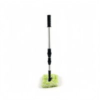 PROWORKZ Flex Clean Reach Car Wash Brush Telescopic Aluminum Pole Adjustable Angle Detachable Head Soft Scratch-Free Car SUV