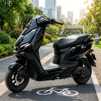 Hoogpresterende 72V 1000W/1200W snelle elektrische scooter moderne sportmotorfiets met schijfrem