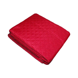 YongHo Textiles russes modernes printemps tissé 100% Polyester 200TC Vintage couvre-<span class=keywords><strong>lit</strong></span> bicolore <span class=keywords><strong>lit</strong></span> simple 1 carré-Bordeaux - Product Image 1