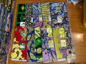 Cera Africana Ankara taparrabos algodón 6 yardas <span class=keywords><strong>tela</strong></span> Pagne Africain auténtica <span class=keywords><strong>tela</strong></span> Batik 6 yardas/pieza para Nigeria - Product Image 5