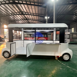 Wholesale Colorful Food Trucks Coffee Cart Mobile Food Van Trailer Crepe Caravan Commercial Food Trailers - Product Image 5
