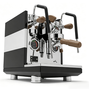 Cafetera Espresso de Doble Caldera de Acero Inoxidable, Compatible con Francés/Español, 12 Bares, 1.5L, Uso Doméstico y Hotelero - Product Image 3