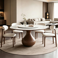 Table à manger en bois massif de style nordique, design industriel, meubles sur mesure pour la maison, hôtel/restaurant haut de gamme, style nordique tendance