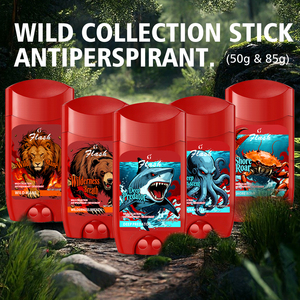 Déodorant anti-transpirant en stick pour <span class=keywords><strong>homme</strong></span>, collection Wild, protection longue durée 48h contre les odeurs et la transpiration, plusieurs senteurs, déodorant solide - Product Image 1