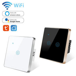 LangYeao EU UK 1/2/Gang Matter Smart Switch Hochwertiger Metallrahmen Kein Neutral draht Alexa Voice Control für Smart Home - Product Image 6