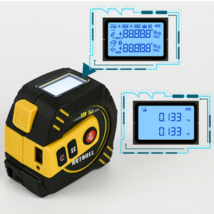 เครื่องวัดระยะเลเซอร์อเนกประสงค์ 2in1 แบบชาร์จได้ 40 ม. พร้อมเทปวัด 5 ม. จอ LCD พร้อมไฟแบ็คไลท์ - Product Image 3