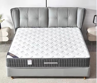 Matelas hybride respirant et doux pour la peau de haute qualité, enroulable et rabattable, design moderne king-size, chambre d'hôtel, villa, appartement