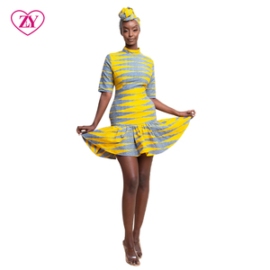 open lace back dress Womens African Clothing| Wedding Guest Attire| Ankara Short Dress| Bridesmaid Outfit| Ghana Wedding| Nigeria Engagement| Dashiki| Kitenge 8 main image 1