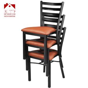 Silla <span class=keywords><strong>Alessandro</strong></span> de Metal Negro - Asiento de Vinilo Negro - Product Image 6