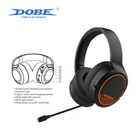 Casque de jeu sans fil multiplateforme DOBE 2.4G pour PS5 PS4 Switch Smartphone Accessoires de jeu vidéo Vente directe d'usine
